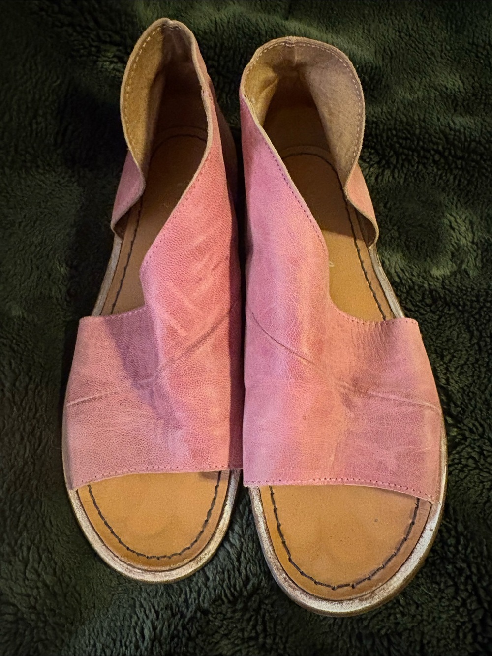 Free people Women’s Open-Toe Slip-On Sandals in Pink
